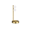 lampada da tavolo binomio doppia ideal lux - ottone