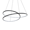 Lampada a Sospensione Oz grande ideal lux - Nero