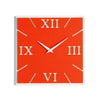 CLASSY CLOCK orologio da parete in legno verniciato - Rosso