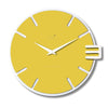 FRANCY CLOCK orologio da parete in legno verniciato - Giallo