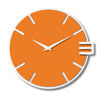 FRANCY CLOCK orologio da parete in legno verniciato - Arancione