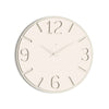 NOON CLOCK orologio da parete in legno verniciato - Crema