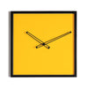 RITZY CLOCK orologio da parete in legno verniciato - Giallo