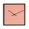RITZY CLOCK orologio da parete in legno verniciato - Rosa