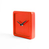 NATTY CLOCK orologio d'appoggio in legno verniciato - Rosso