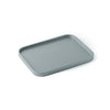 Svuotatasche Edge metallizzato in legno verniciato - argento