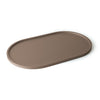 Vassoio Ellix metallizzato in legno verniciato - Bronzo