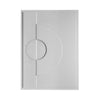 Balance quadro in legno di Design - Grigio tele