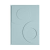 Equinox quadro in legno di design - Celeste