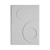 Equinox quadro in legno di design - Grigio tele