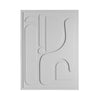 Ichii quadro in legno di design - Grigio tele