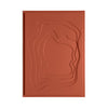 Nagare quadro in legno di design - Terracotta