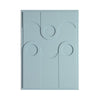 Origin quadro in legno di design - Celeste