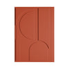 Shibui quadro in legno di Design - Terracotta