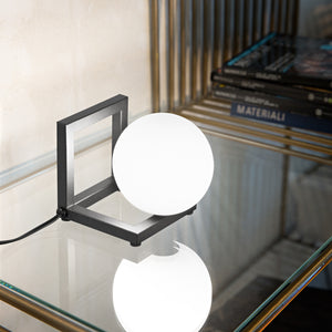 Lampada da tavolo Angolo ideal lux abat jour