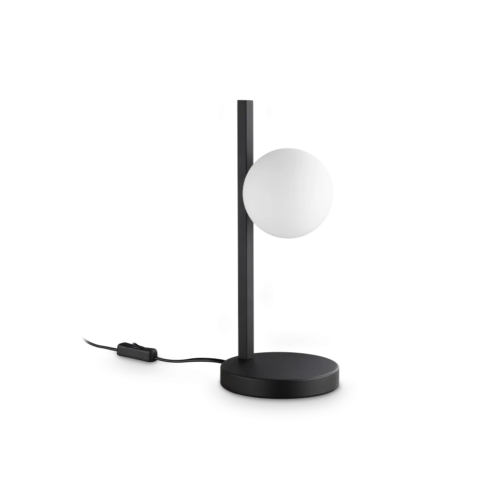Lampada da tavolo binomio singola ideal lux è una abat jour
