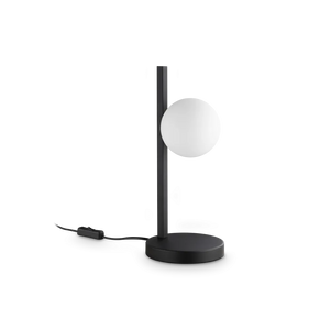 Lampada da tavolo binomio singola ideal lux è una abat jour