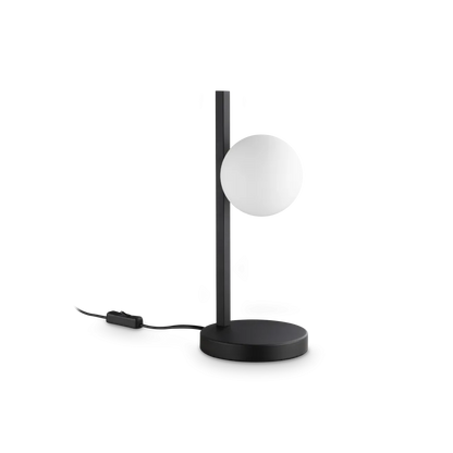 Lampada da tavolo binomio singola ideal lux è una abat jour
