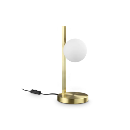 Lampada da tavolo binomio singola ideal lux è una abat jour