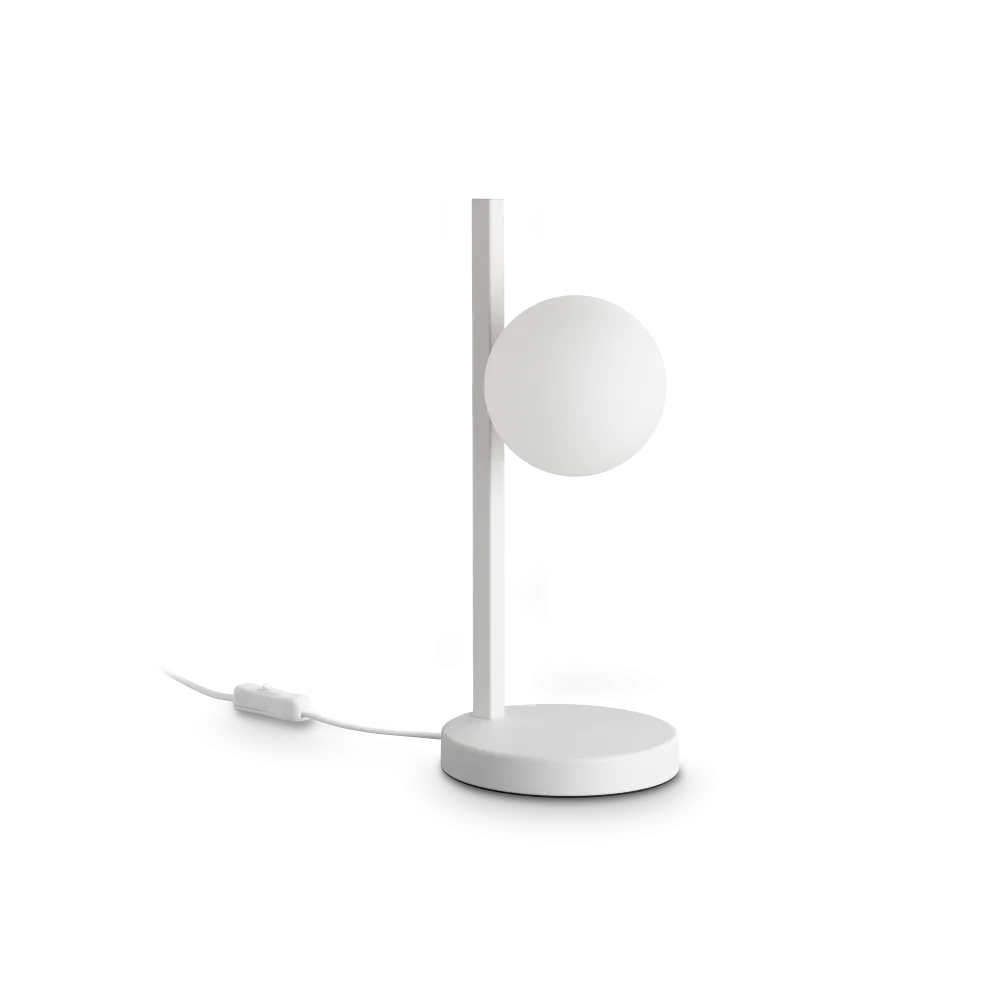 Lampada da tavolo binomio singola ideal lux è una abat jour