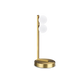 lampada da tavolo binomio doppia ideal lux abat jour