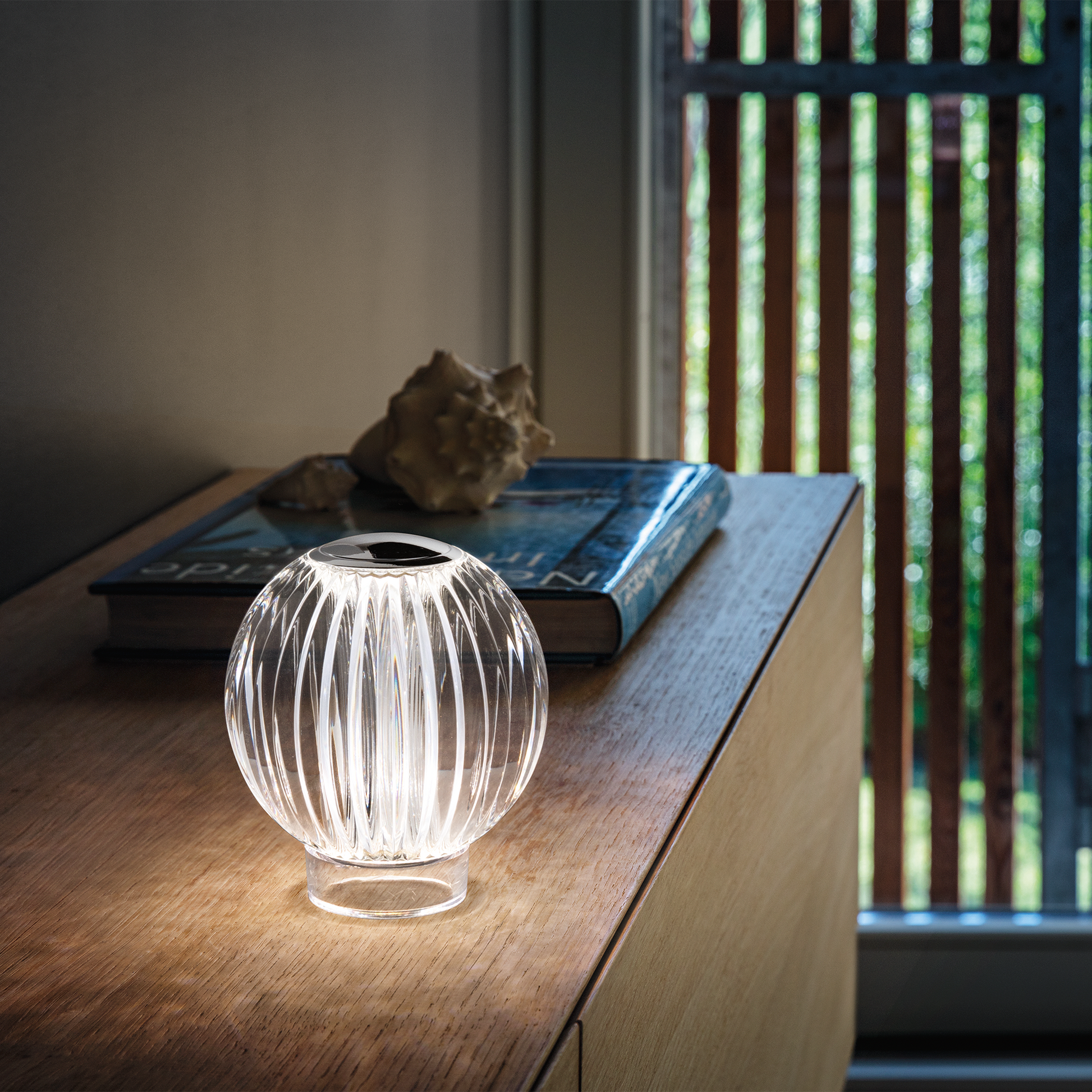 Lampada da Tavolo Diamond ideal lux è un abat jour 