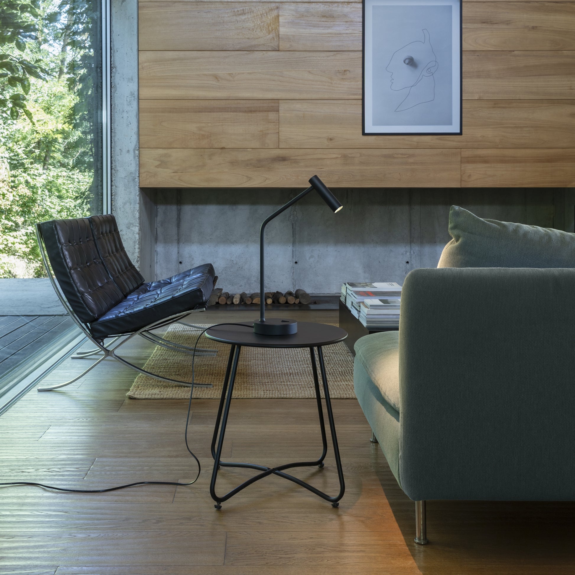 Lampada da tavolo Easy ideal lux abat jour