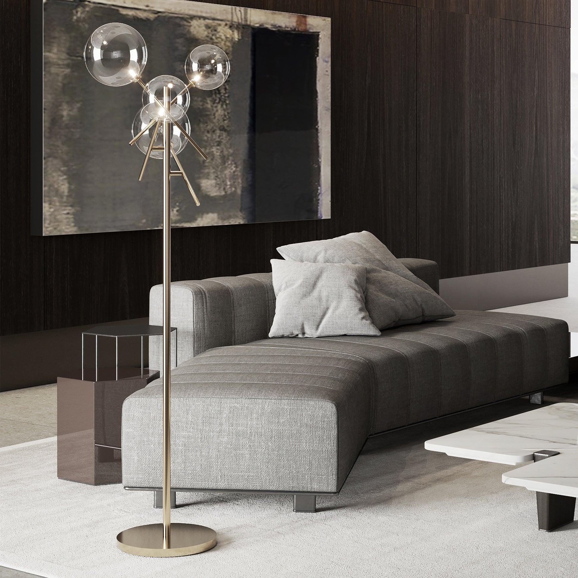 Lampada da terra Equinoxe ideal lux piantana