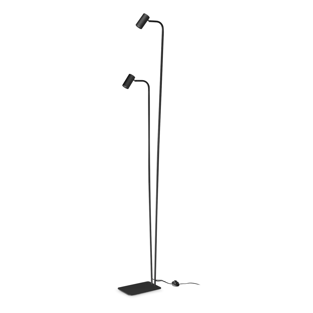 Lampada da terra Ginger doppia ideal lux piantana 