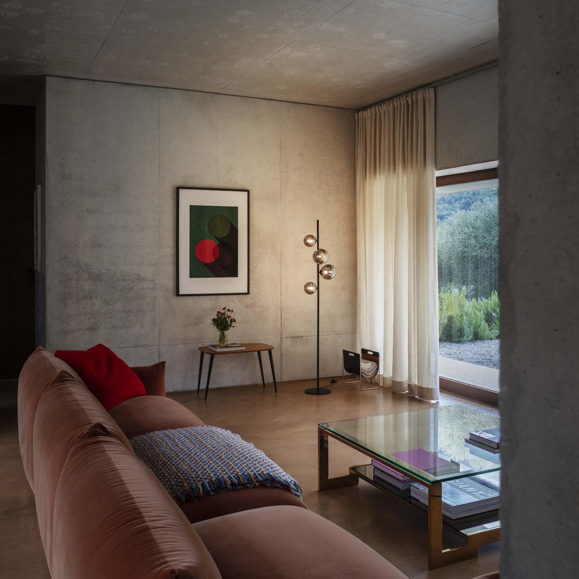 Lampada da terra Perlage ideal lux piantana