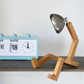 Mini Mr Wattson lava grey lampada d'appoggio in legno