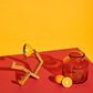 Mini Mr Wattson mcLaren orange lampada d'appoggio in legno