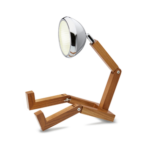 Mr Wattson nardo gray lampada d'appoggio in legno
