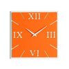 CLASSY CLOCK orologio da parete in legno verniciato - Arancione