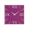 CLASSY CLOCK orologio da parete in legno verniciato - Viola Traffico