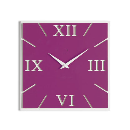 CLASSY CLOCK orologio da parete in legno verniciato