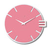 FRANCY CLOCK orologio da parete in legno verniciato - Rosa