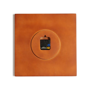 CORTEN CLOCK orologio da parete in legno verniciato