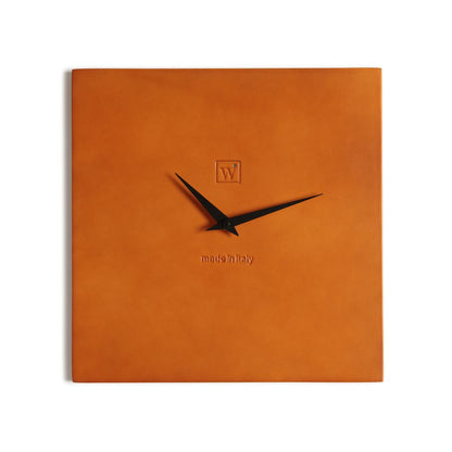 CORTEN CLOCK orologio da parete in legno verniciato
