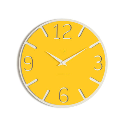 NOON CLOCK orologio da parete in legno verniciato