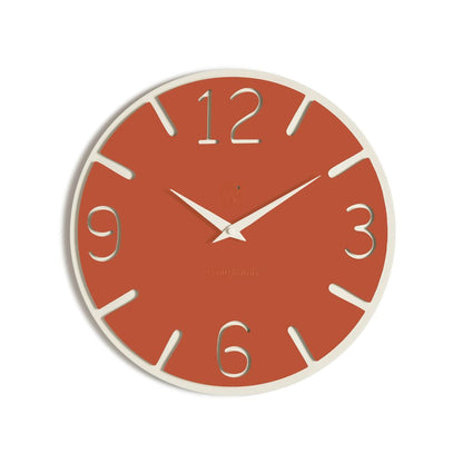 NOON CLOCK orologio da parete in legno verniciato
