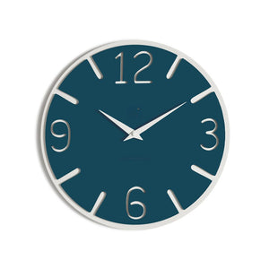 NOON CLOCK orologio da parete in legno verniciato