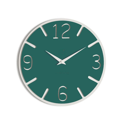 NOON CLOCK orologio da parete in legno verniciato