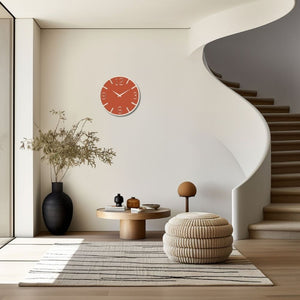 NOON CLOCK orologio da parete in legno verniciato
