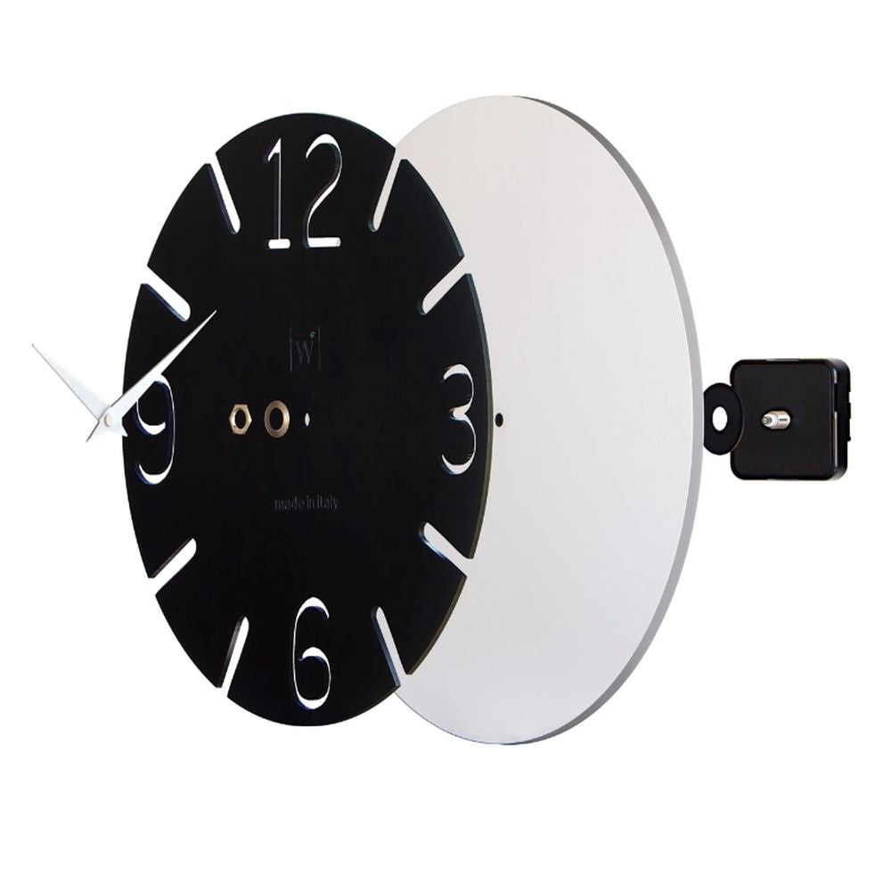 NOON CLOCK orologio da parete in legno verniciato