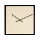 RITZY CLOCK orologio da parete in legno verniciato