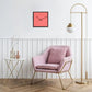 RITZY CLOCK orologio da parete in legno verniciato