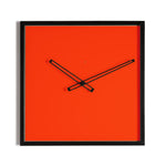 RITZY CLOCK orologio da parete in legno verniciato