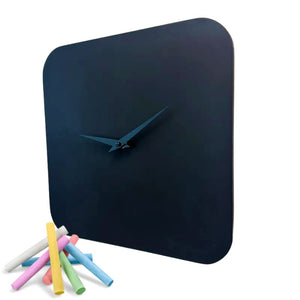 LAVA CLOCK orologio da parete in legno verniciato lavagna