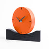 MR CLOCK orologio d'appoggio in legno verniciato - Arancione